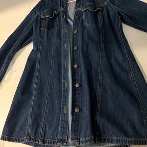 Denim Button-Up Women's Jacket